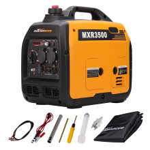 Ultra-Quiet 3500W Compact Portable Inverter Generator - Lightweight & Powerful