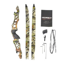 Junxing F166 ILF Recurve Bow - 64 Takedown Archery Bow with 21 Riser, 30-60lbs for Hunting, Shooting, and Training