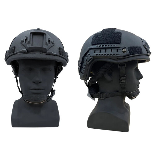 Wendy's Advanced High-Cut NIJ IIIA Tactical Ballistic Helmet - Lightweight Polymer Polyethylene Construction