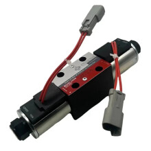 12V Solenoïdeventiel voor Carter Graafmachines modellen 416D, 420D, 424B, 432D - Vervangingsonderdeel voor laadklepventielgroep (2238181)