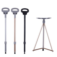 All-Terrain Multi-Functional Hiking Crutch with Non-Slip Grip, Built-In Massage & Rechargeable Hand Warmer
