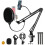 Enhanced Boom Arm Microphone Stand with Pop Filter & Shock Mount for Blue Yeti 1