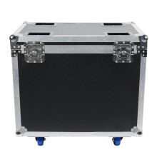 Fieryzeal Heavy Duty Gator Case with Built-In Wheels for Dual 230W 3-in-1 Moving Head Stage Lights - Airline Approved (60.5x33.5x44cm)