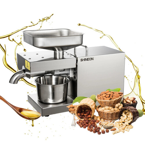 Dual Voltage 1500W Automatic Cold Press Oil Extractor for Sunflower Seeds