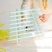 8-Piece Quartz Crystal Singing Harp Set with Aluminum Alloy Box & Mallets - Perfect for Sound Healing & Meditation