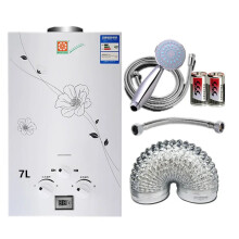 Instant Heating Gas Water Heater for Home - Available in 7L, 8L, 10L, 12L - Natural & Liquefied Gas Options with Strong Discharge & Low Pres
