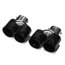 Quad Carbon Fiber Exhaust Tips for BMW G20/G21 M340i, G42 M240i, M440i - M Performance Muffler Tailpipe System