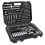 72-Tooth Universal Ratchet Wrench & Socket Set for Auto Repair 1