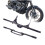 Durable Highway Peg Crash Bar & Engine Guard for Harley Dyna Models 1