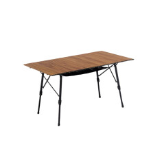 Compact Naturehike Aluminum Alloy Folding Table - Portable Outdoor Camping & BBQ Egg Roll Table with Telescopic Lift Feature