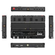 Lilliput H7S 7-inch Ultra-Bright 1800 Nits 4K SDI/HDMI Veldmonitor voor DSLR-camera's