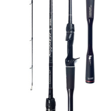 Winscraft High Carbon Ultralight Spinning & Casting Fishing Rod for Bass, 2.1m, Fast Action, 46T, 2 Sections