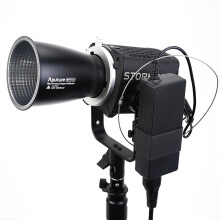 Aputure Storm 80C Full Color Compact Point Source Video Light with 1800K-20000K Range and G/M Color Correction for Photography