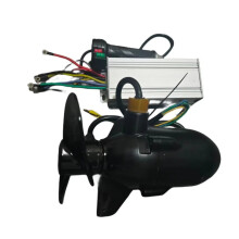 1500W Hoogvermogen Marine Schroef: Duurzame Aluminiumlegering Kajakpropeller, 12V-60V, 1 ton duwkracht