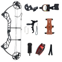 Adjustable Compound Bow Archery Set for Adults & Beginners - 19-70 lbs, 80% Let-Off, Right-Handed Hunting Kit