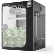 Ultra-duurzame hydroponische groeihok met 1-inch staven en 2000D diamant Mylar canvas voor binnentuinieren