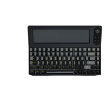 Ajazz AKP846 mechanisch toetsenbord met 10,1-inch kleuren scherm, gasket-structuur, hot-swap PBT-toetsencaps - perfect voor gamers