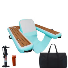 Deluxe Opblaasbare Water Hangmat Relaxstoel - Ultieme Zwembadfeest Lounge Bed 2025 Editie