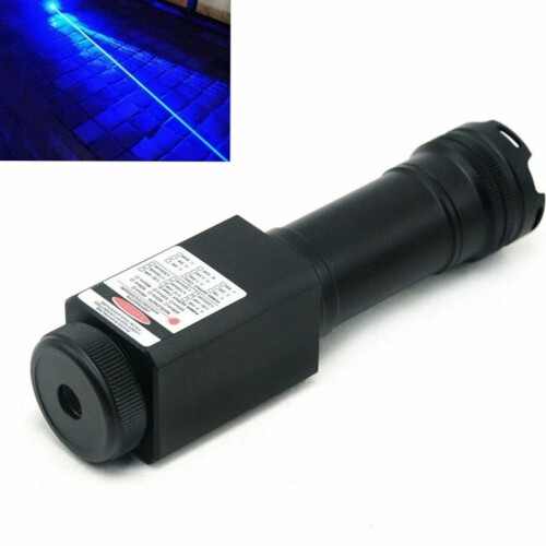 High-Precision Waterproof 465nm Blue Dot Laser Module - 5000mW Power