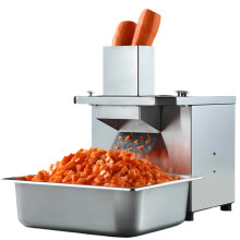 Electric 220V Multi-Functional Vegetable Dicer for Carrots & Potatoes - Commercial & Compact Cutter