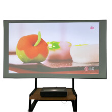 150-Inch Max Grijs Diamond UST Frame Projectiescherm voor Ultra Short Throw Laser 4K Projectoren - Betaalbaar en Hoogwaardige Gordijn