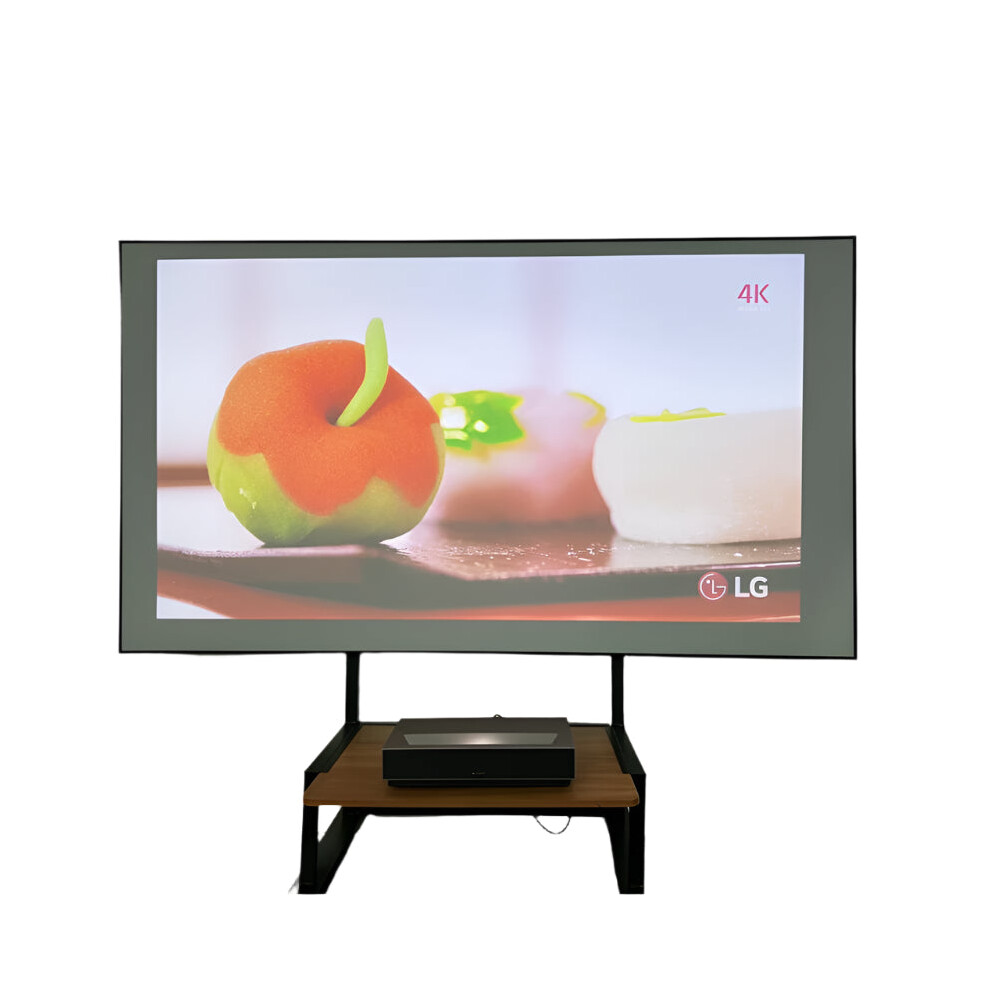150-Inch Max Grijs Diamond UST Frame Projectiescherm voor Ultra Short Throw Laser 4K Projectoren - Betaalbaar en Hoogwaardige Gordijn