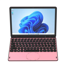Betaalbare roze 2024 Touchscreen-laptop met 11 inch - Intel Celeron N100, Quad-Core 3,4 GHz, Windows 11 voor zakelijk gebruik