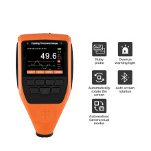 Precision Automotive Paint Thickness Gauge: 0-2000um Film Tester with 0.1 Micron Accuracy for Car Coating
