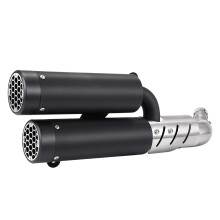 Vespa GTS 300 (2008-2020) GP Racing Slip-On Exhaust Muffler - Double Hole Design