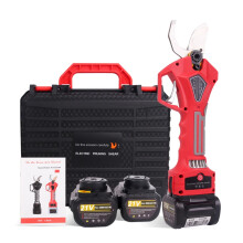 21V Professional Cordless Electric Pruning Shears for Bonsai and Fruit Trees with Rechargeable Battery