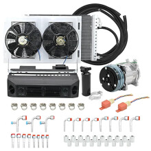 Veelzijdige automotive airconditioning kit: krachtige 12V/24V koeling voor campers, auto's, vrachtwagens en bestelwagens