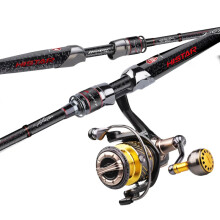 HiStar Archangel Ultra-Grade Hengel Combo: Hoogwaardige Carbon Fuji K SIC Gids Vislijn met Spin- en Baitcast-rolset