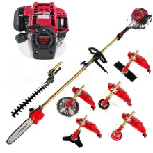 GX50 5-in-1 Multi-Tool: 50cc 4-takt Benzine Grastrimmer, Heggenschaar en Onkruidbrander Tuinset