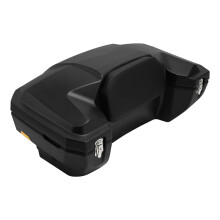 96L ATV Rear Seat Trunk with Backrest Pad - Passenger Luggage Rack & Cargo Storage Box