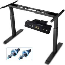 Ergonomisch Dual Motor Elektrisch Zit-Sta Bureau Frame met Geheugenbediening voor Thuiswerkplek - Verstelbare Hoogte Hefbureau