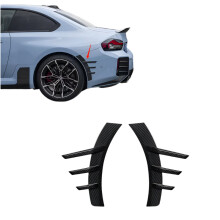 BMW M2 G87 2023 - M Performance Style Droog Carbon Fiber Achterbumper Wielwenkbrauw Set (2 Stuks)
