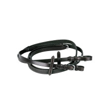 Premium Horse & Cowhide Leather Reins with Pimple Rubber Grip