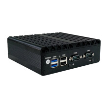 Ikuaios Fanless Mini IPC met N100-processor, 4x 2.5GbE-poorten - Compatibel met PfSense, Linux, Ubuntu, Windows voor IoT en Machine Vision -