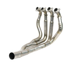 High-Performance Titanium Slip-On Exhaust System for Suzuki Hayabusa GSX-R1300 (2006-2018) - Motocross Front Pipe with Connect Link