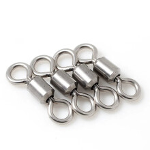 Premium 2000pcs Stainless Steel Rolling Swivel Fishing Connectors for Sea & Carp Fishing