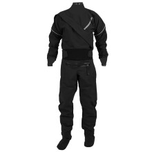 2023 Men's 3-Layer Waterproof Dry Suit with Breathable Hoodie for Surfing & Rafting