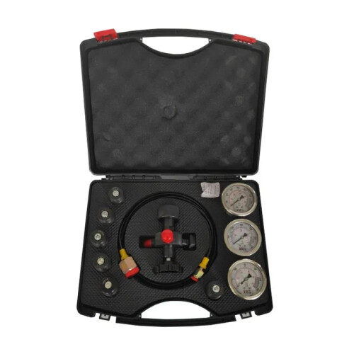 Comprehensive 7-in-1 Hydraulic Accumulator Cylinder Kit with Nitrogen Gas Charging and Pressure Testing