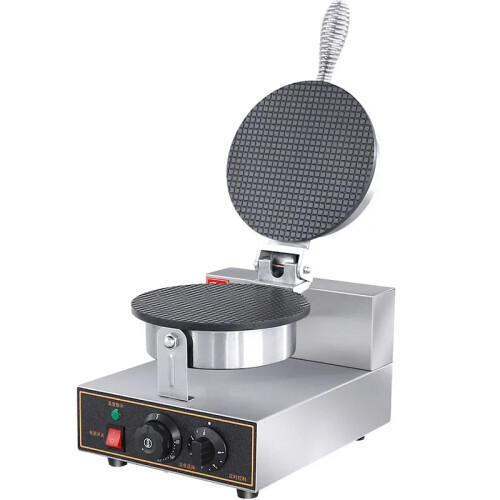 High-Power Non-Stick Commercial Electric Waffle Cone Maker & Cake Oven