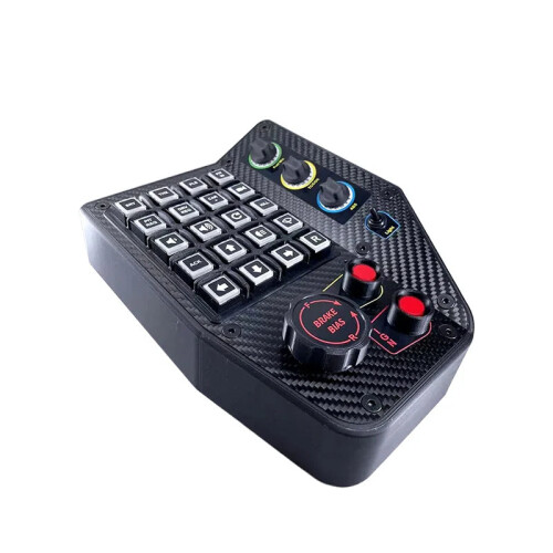 Multi-Function SimRacing Control Box for EuroTruck - Compatible with Moza, Thrustmaster, Logitech G29, and Fanatec