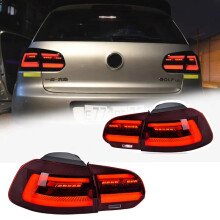 Volkswagen Golf 6 LED Tail Light Assembly (2009-2012 MK6) - DRL, Turn Signal, Brake, Reverse Light Auto Parts