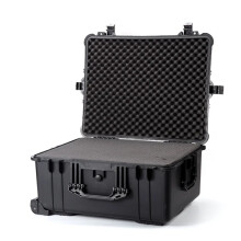 Waterproof & Dustproof Trolley Case Toolbox with Pre-Cut Foam Lining for Camera & Instrument Protection