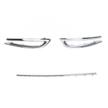 BMW 5 Serie F18 Achterbumper Afwerkingsset (2014-2017) - 3-delig kit voor 530i, 528i, 535i