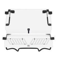 kemimoto UTV voorruit vooraan die vouwt en schuift, geschikt voor Polaris RZR Pro XP 4 en Turbo R 4 (modellen van 2022-2024)