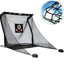 Premium Golf Training Hitting Net with Enhanced Side Protection for Indoor & Outdoor Practice