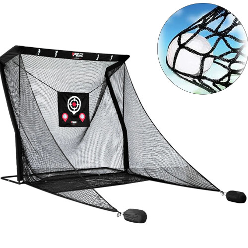 Premium Golf Training Hitting Net with Enhanced Side Protection for Indoor & Outdoor Practice